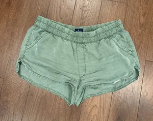 American Eagle Outfitters Green Pull On-Style Shorts Size Large - C27-185 thumbnail 1