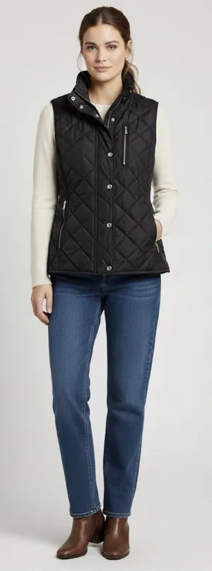 Lauren Ralph Lauren diamond-quilted puffer vest Black Size Large Classic thumbnail 1