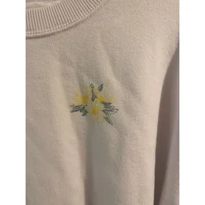 Women's American Eagle Light Pink Floral Pacific Coast USA Sweatshirt Size Small thumbnail 3