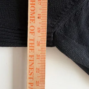 Lululemon‎ Knit Full Zip Hoodie Women Black Cashmere Blend Ribbed Sweater thumbnail 12
