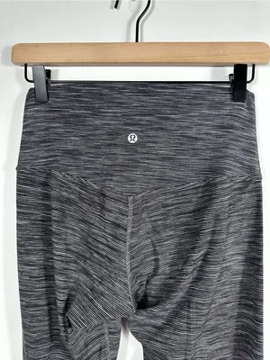 Lululemon Align Pant 25” Wee Are From Space Dark Carbon Ice Grey‎ Size 6 thumbnail 6