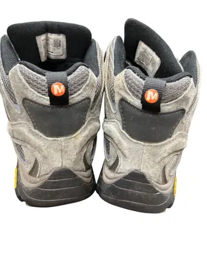 Merrell Vibram waterproof wms gray leather walk hiking sneakers sz 10 SKU 10-697 thumbnail 13
