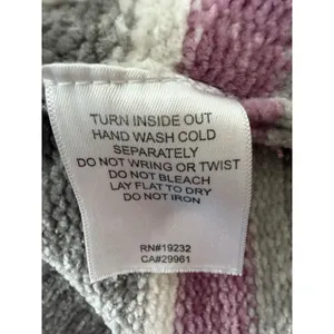 Alfred Dunner Acrylic Striped‎ Pullover Sweater Pink Women's Size Large thumbnail 9