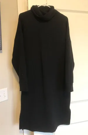 Cowlneck Sweater Dress thumbnail 1