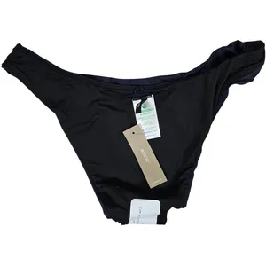 J. Crew Curved-waist cheeky‎ bikini bottom Navy S NWT thumbnail 4