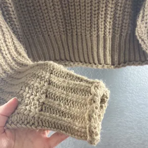 H&M Chunky Knit Turtleneck Boxy Sweater thumbnail 11