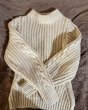 ZARA Chunky Knit Sweater Cable thumbnail 1