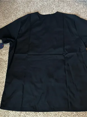 NEW Cherokee Professionals Scrubs Set, Modern Classic Black Size M (run big!!) thumbnail 6