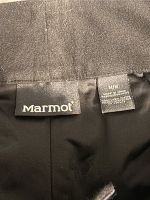 Marmot Women’s M Black Floral Insulated Snow Ski Pants Zip Pockets thumbnail 2