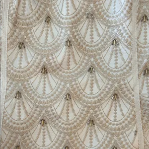 White House Black Market White Creme Embroidered Beaded Corset Top Size 2 thumbnail 3