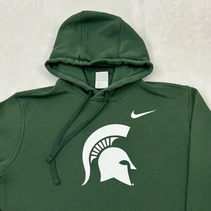 Michigan State Spartans NCAA Green Nike Pullover Hoodie Sweatshirt size S/M thumbnail 2