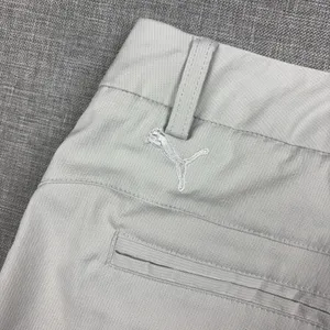 PUMA Pants Womens 0 Gray Capri Mesh Breathable Pockets Zip Front Lightweight thumbnail 8