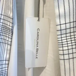 CAROLINA BELLE MONTREAL Womens XL Plaid Blazer Jacket Open‎ Front Lined NWT thumbnail 6