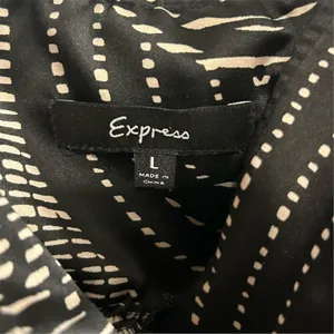 Express Women's‎ L Black Sequin Trim Tank Top Sleeveless Casual thumbnail 6