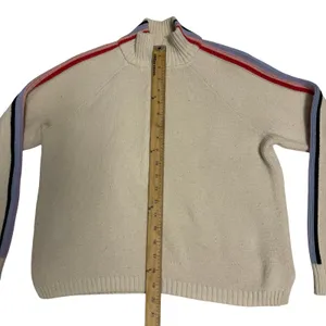 Marine Layer Archive Invierno Quarter Zip Sweater Size Small thumbnail 6