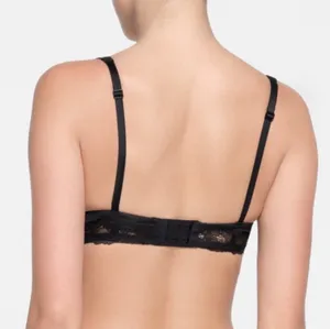 NWT Skims Cotton Lace Lightly Lined Plunge Bra thumbnail 2