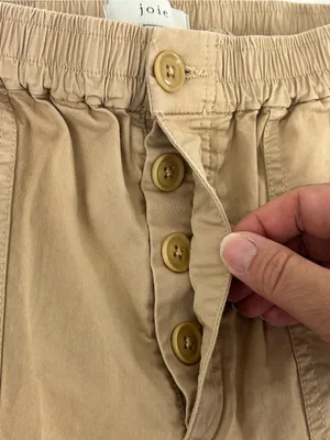 Joie Nelina Tan Cropped Jogger Pants Size 8 thumbnail 7