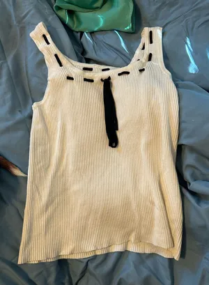 Tank Top White Size M thumbnail 1
