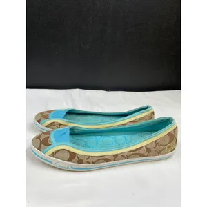 Coach A2165 Women's Blue/Signature Canvas Slip on /Shoes Size 8.5 SKU 4392 thumbnail 6