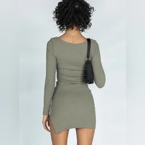 Princess Polly William Mini Dress in Khaki Size 8 New with tag thumbnail 5