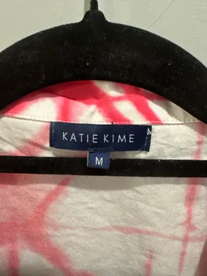 Katie Kime Strata Print Polo Top and Pants Pajamas Set thumbnail 5