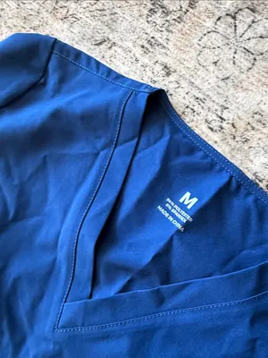Cozy Fit Royal blue scrub set size medium thumbnail 3