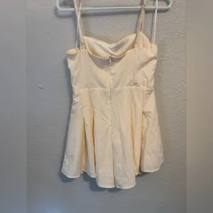 MARBLE Cream Cutout Romper Size L thumbnail 3