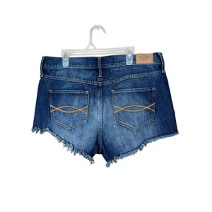 Abercrombie &‎ Fitch Distressed Jeans Shorts Size 8 thumbnail 4