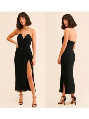 Katie May Come On Home Dress in Black thumbnail 3