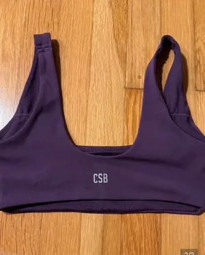 CSB sports bra Purple thumbnail 2