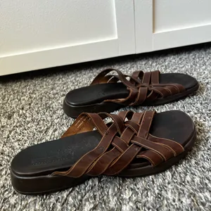 Timberland Women’s Brown Braided Leather Sandals Smart Comfort System Size 7.5‎ thumbnail 3