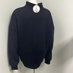ANRABESS Half Zip Black Sweatshirt thumbnail 6