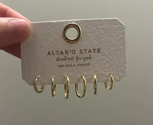 Altar’d State Hoop Earring Set thumbnail 1