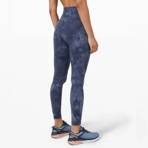 Lululemon Wunder Train High Rise Tight 25" Gym Diamond Dye Blue Tie Dye 4 thumbnail 2