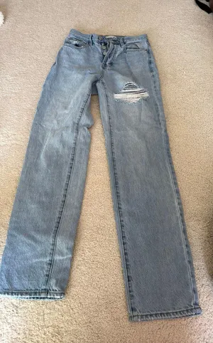 PacSun Dad Jeans Ripped Blue thumbnail 1