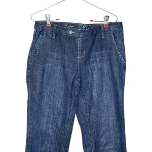 The‎ Limited 917 Women Jeans Flared Leg Mid-Rise Stretch Dark Wash Denim Blue 8R thumbnail 4