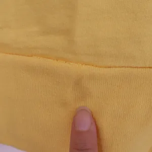 Banzai Hoodie Womens S/M Zip Up Yellow Raglan Sleeve Cotton USA Good thumbnail 9