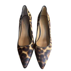 Nine West Leopard Print‎ Calf Hair Stiletto Pumps Women's Size 8.5M thumbnail 9