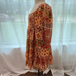Dress Forum Smocked Mini Dress Size‎ Large NWT thumbnail 2