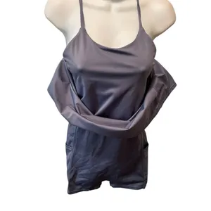 Boutique Tennis Pickle Ball Dress Attached Shorts Pockets S Periwinkle Racerback thumbnail 5