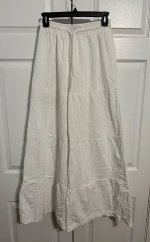 SHEIN wide leg linen pants thumbnail 1