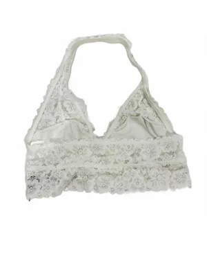 Aerie Lace Bralette Halter White thumbnail 2