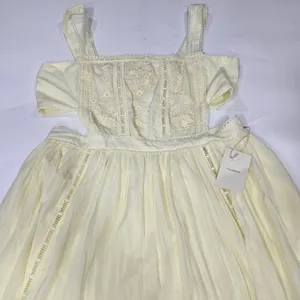 Tularosa Eleanora Embroidered Dress in Mellow Yellow Large thumbnail 5