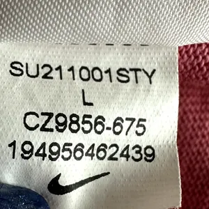 Nike Washed Running Shorts Logo Patch Pull On Side Slit Athletic Pink Large thumbnail 5