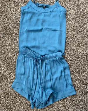 Ambrielle Blue  Pajama Set thumbnail 1