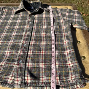 Pendleton Plaid Pure Virgin Wool Shirt Jacket Medium Made in USA Vintage thumbnail 7