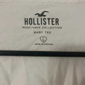Hollister White Square Neck Cropped Corset Tee thumbnail 3