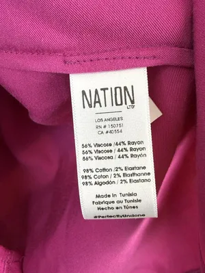 Nation LTD Miss Magenta Bell Sleeve Blouse - Size - XS thumbnail 6