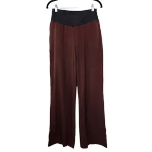 WeWoreWhat Brown Low Rise V Pant NWT Size Small Revolve pants thumbnail 2