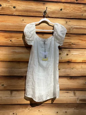 Kourt White Size S Nya Puff Sleeve Mini Dress Few Moda thumbnail 9